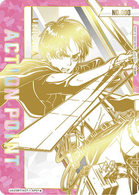 UA23BT/AOT-1-AP01★  Eren Jaeger Action Point Card Pen Signed Numbered  No.XX